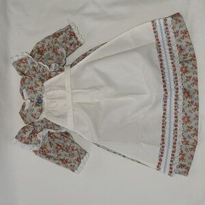 Calico Dress and Apron for 18" Doll (American Girl, Our Generation)